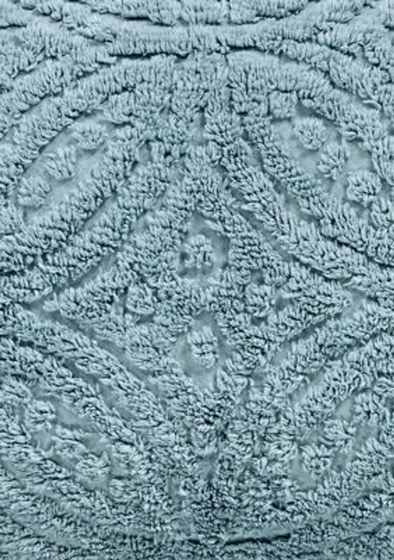 Wedding Ring Collection Loop Design 100% Cotton Tufted Unique Luxurious Machine Bedspread