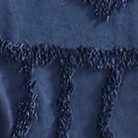 Cleo Comforter Set 100% Cotton Tufted Unique Luxurious Soft Plush Chenille