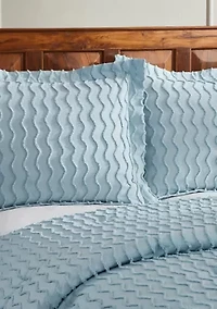 Isabella Comforter Set 100% Cotton Tufted Unique Luxurious Soft Plush Chenille