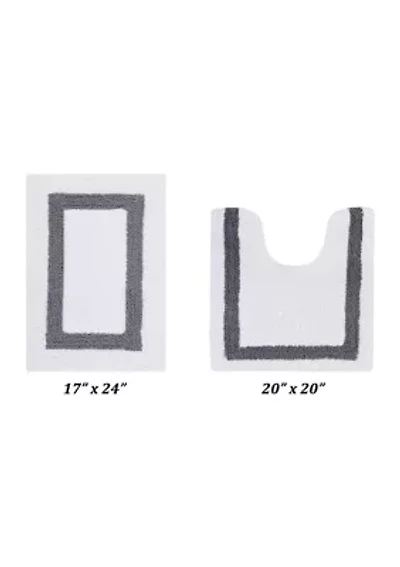 Hotel Collection Ultra Soft, Plush and Absorbent Tufted Cotton Bath Mat Rug