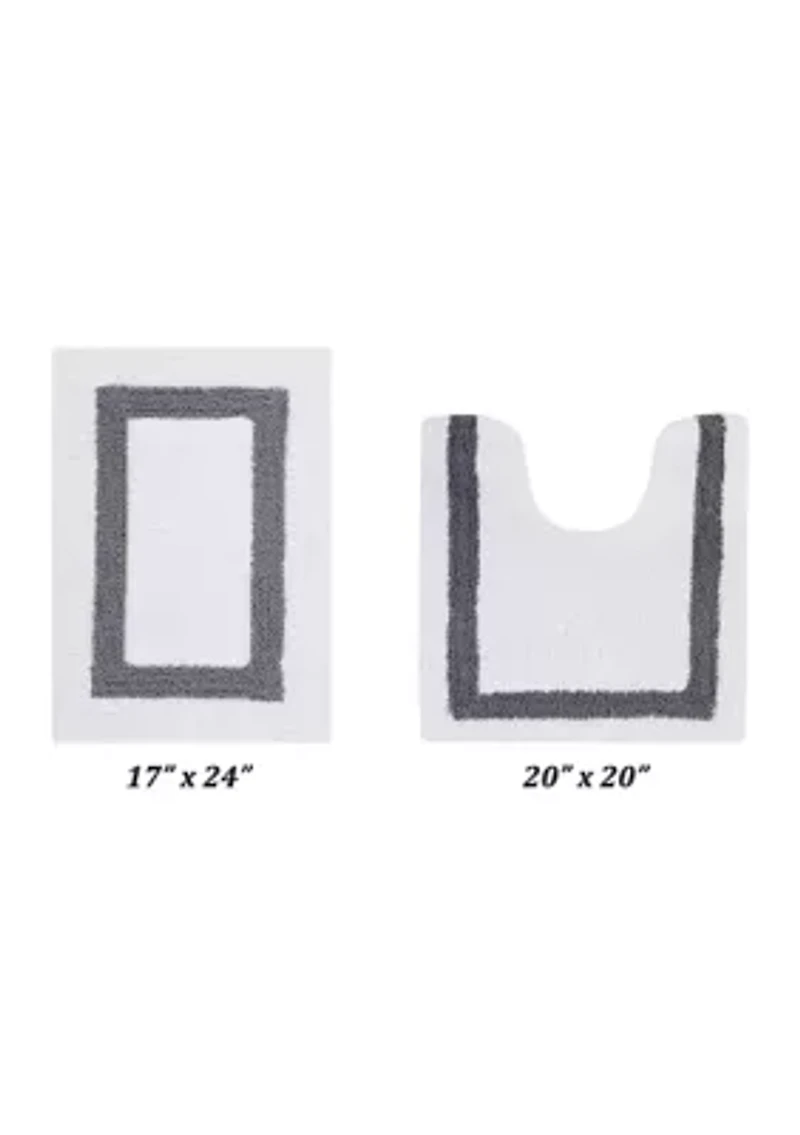 Hotel Collection Ultra Soft, Plush and Absorbent Tufted Cotton Bath Mat Rug