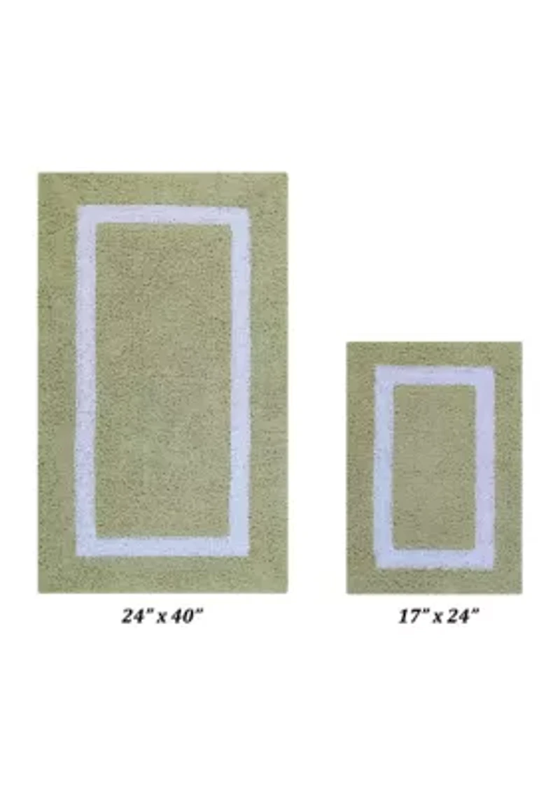 Hotel Collection Ultra Soft, Plush and Absorbent Tufted Bath Mat Rug 100% Cotton
