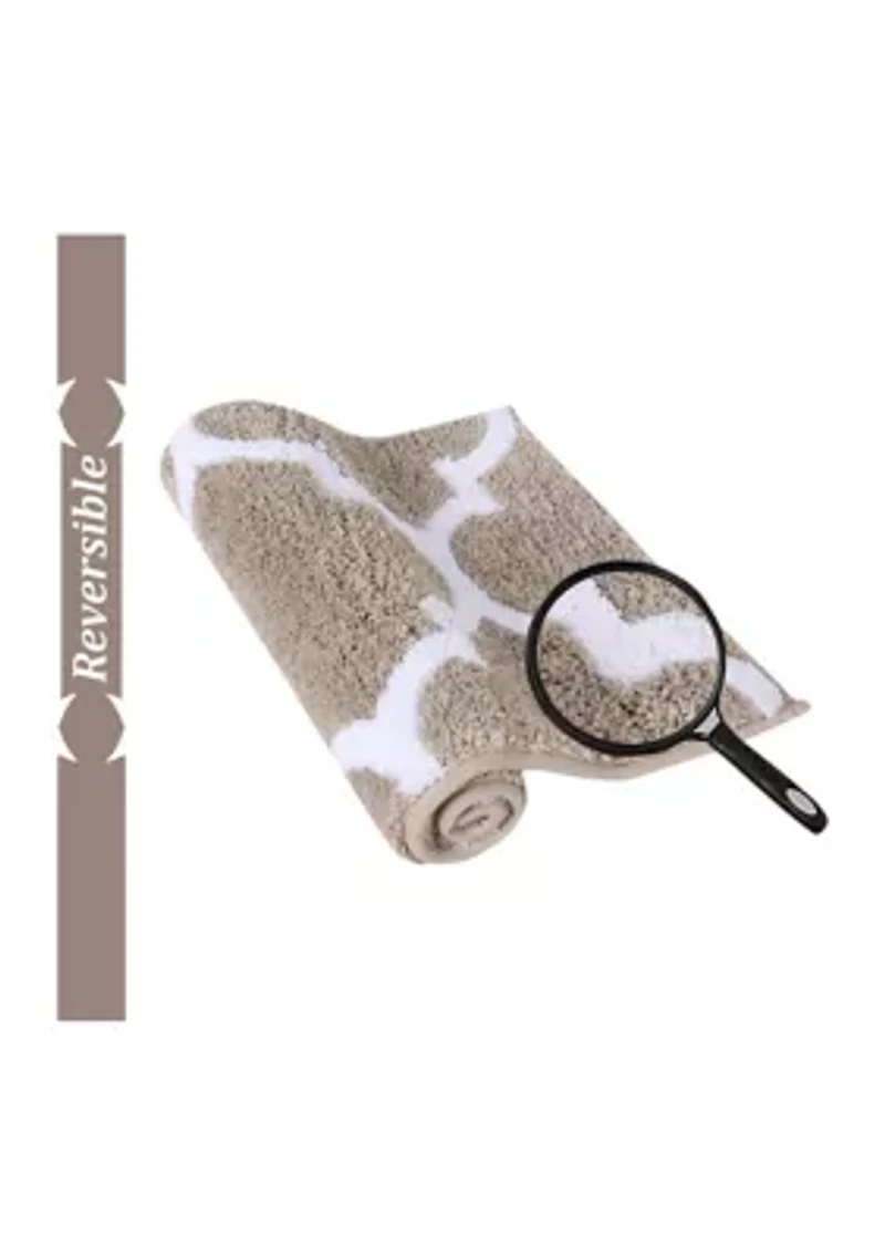 Marrakesh Collection Ultra Soft, Plush and Absorbent Bath Mat Rug 100% Polyester Vibrant Colors, 21 x 34 Rectangle