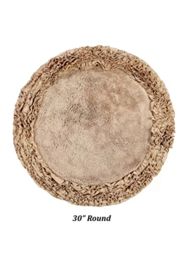 Shaggy Border Collection Ultra Soft, Plush and Absorbent Tufted Bath Mat Rug