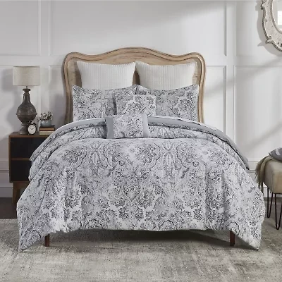 Alice Collection 6 PC Set (104" X 90" | 20" 26" 18" / 16" 16"/ 12" 16") Gray