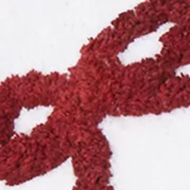 Scalloped Bow Bath Rug