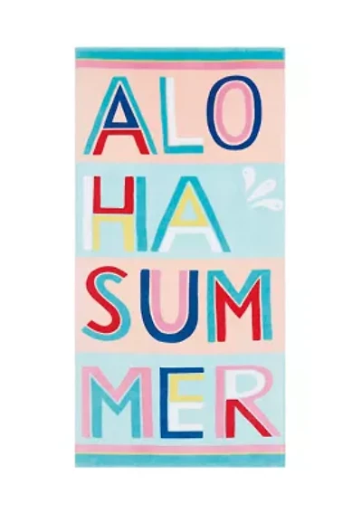 Aloha Beach Towel 