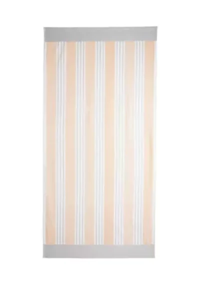Sea and Sand Striped Beach Towel