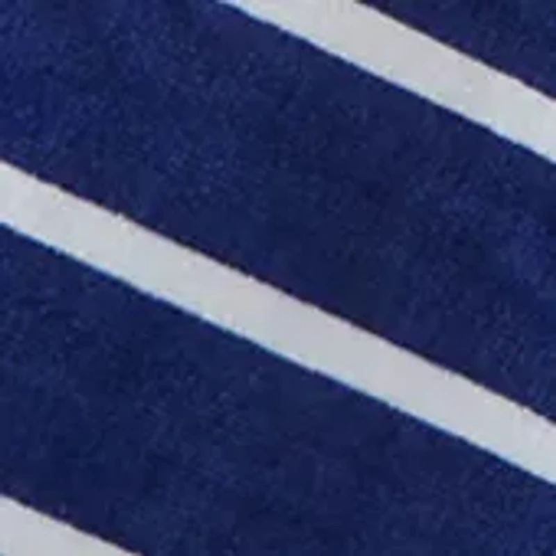 Kids Navy Striped Hooded Towel