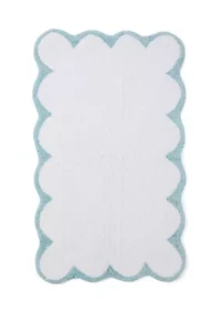Scalloped Bath Rug