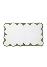 Scalloped Bath Rug
