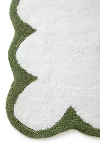 Scalloped Bath Rug