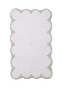 Scalloped Bath Rug