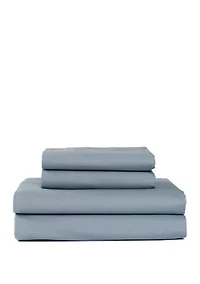 Washed Percale Cotton Sheet Set - 180 Thread Count
