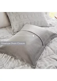 Gia Back Print Long Fur Comforter Mini Set