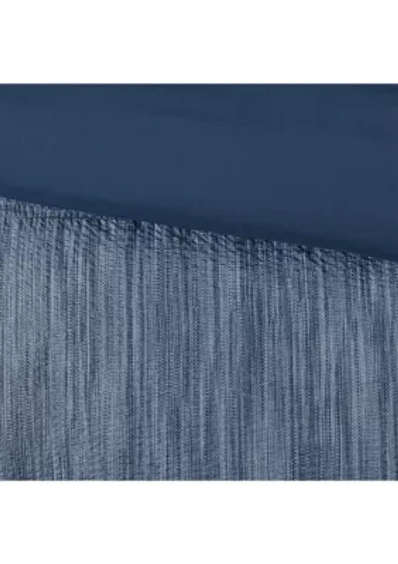 Walter 7 Piece Printed Seersucker Comforter Set