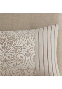 Emilia 12 Piece Jacquard Comforter Set with Bed Sheets