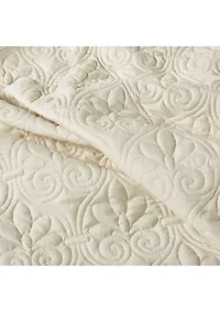 Quebec 3 Piece Fitted Bedspread Set