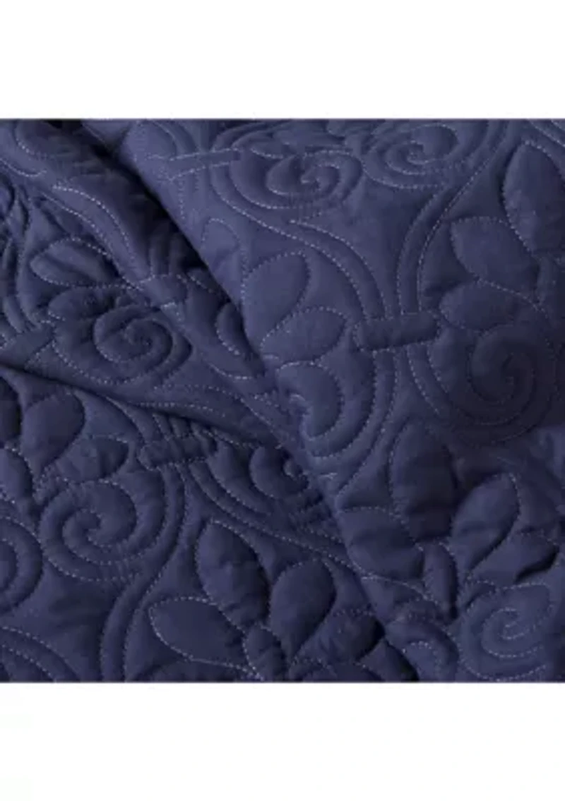 Quebec 3 Piece Fitted Bedspread Set