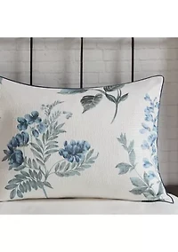 Zennia 7 Piece Printed Seersucker Comforter Set with Throw Blanket