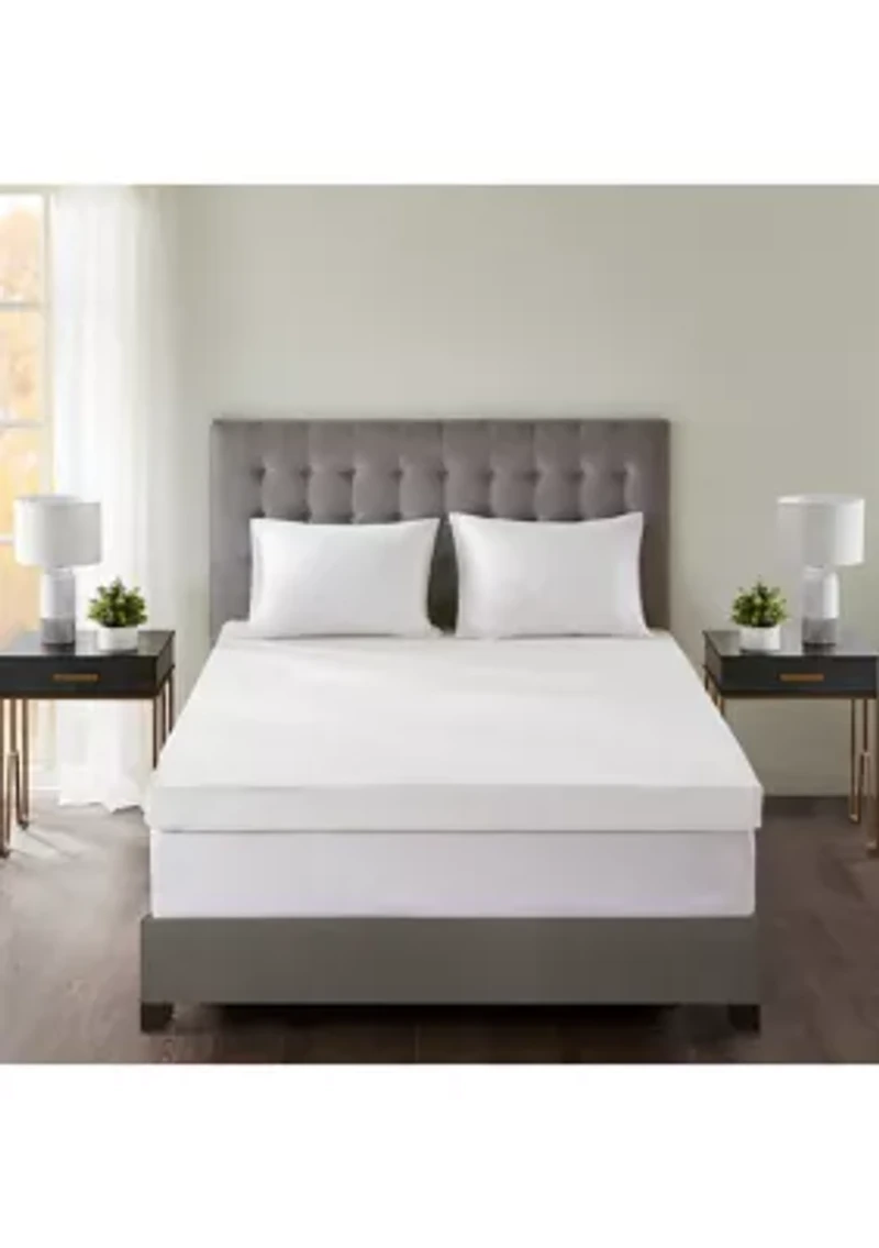 4" Gel Memory Foam with 3M Cover Mattress Topper