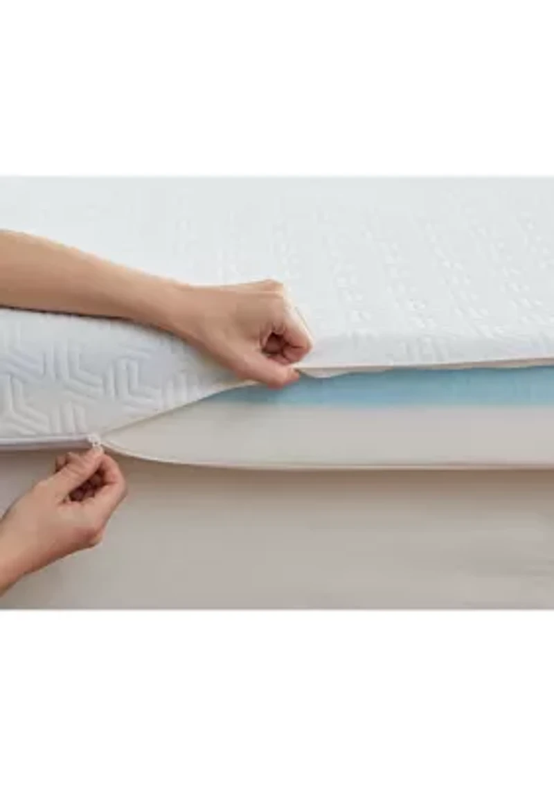 4" Gel Memory Foam with 3M Cover Mattress Topper