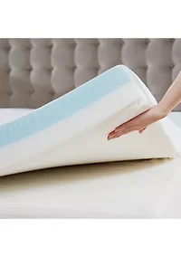 4" Gel Memory Foam with 3M Cover Mattress Topper
