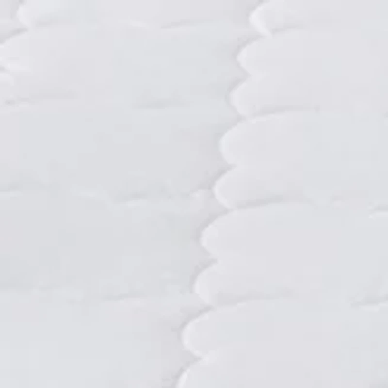 All Natural Cotton Percale Quilted Mattress Pad
