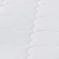 All Natural Cotton Percale Quilted Mattress Pad