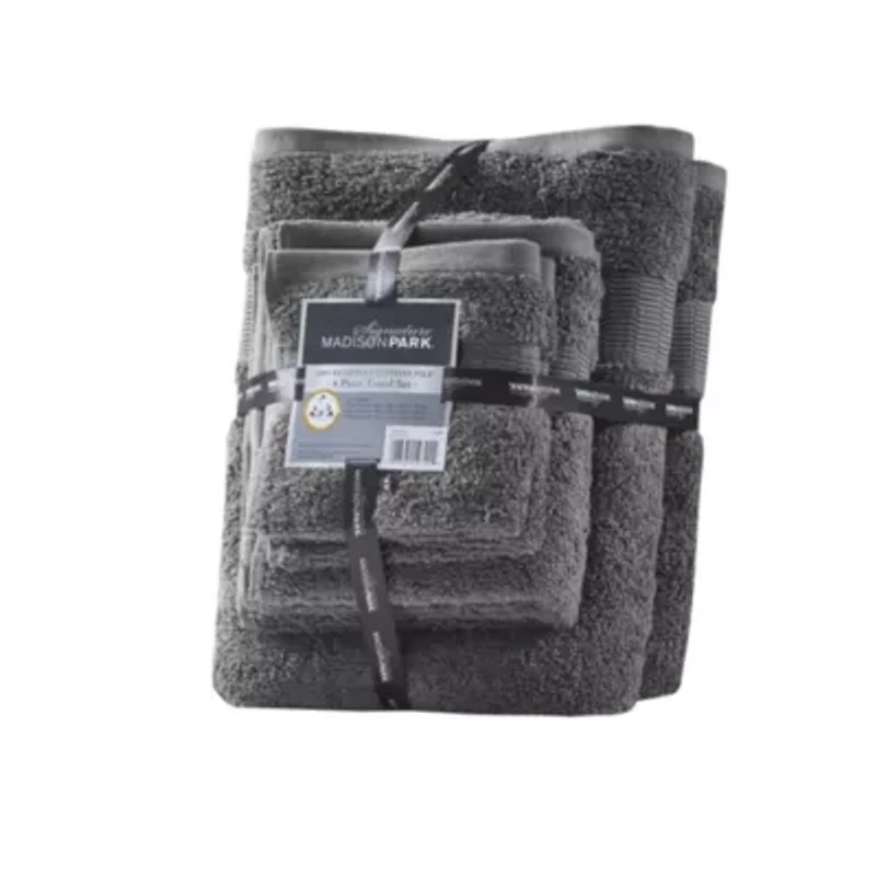 Luce 100% Egyptian Cotton 6 Piece Towel Set