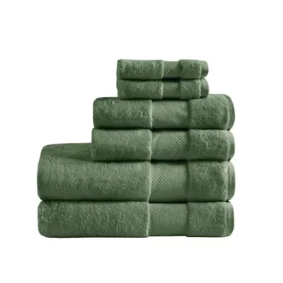 Turkish Cotton 6 Piece Bath Towel Set
