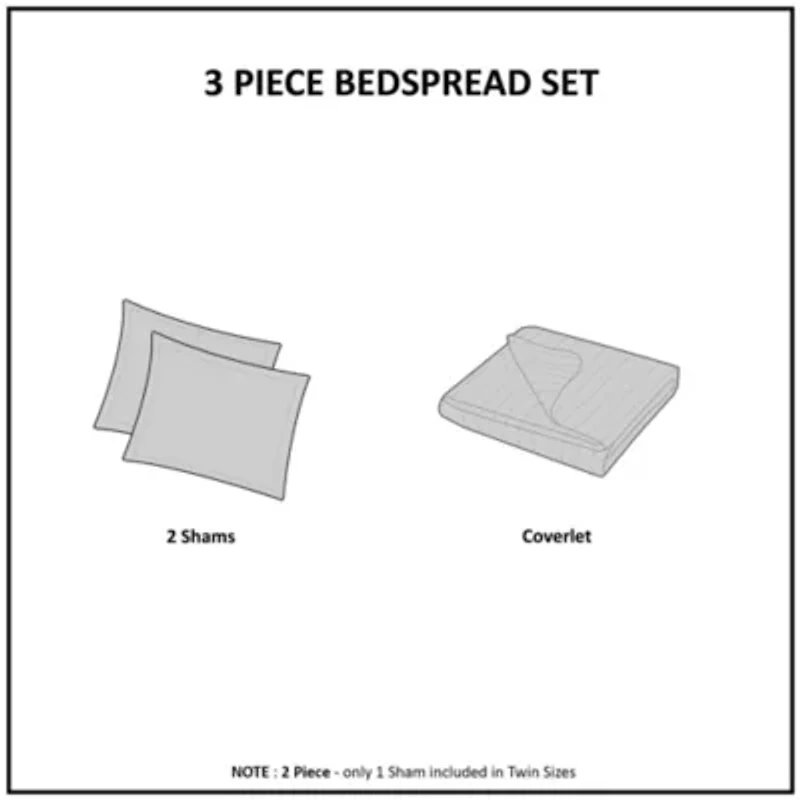 Harper Velvet 3 Piece Quilt Set