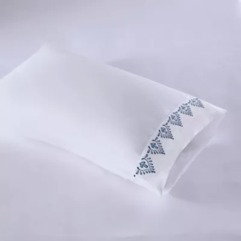 Embroidered Microfiber 4 PC Sheet Set
