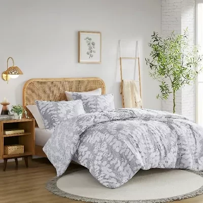 Aria Floral Print Revesible Comforter Set