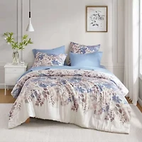 Luna Floral Comforter Set with Bed Sheets