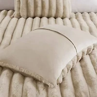 Jasmine 3 Piece Faux Fur Comforter Set