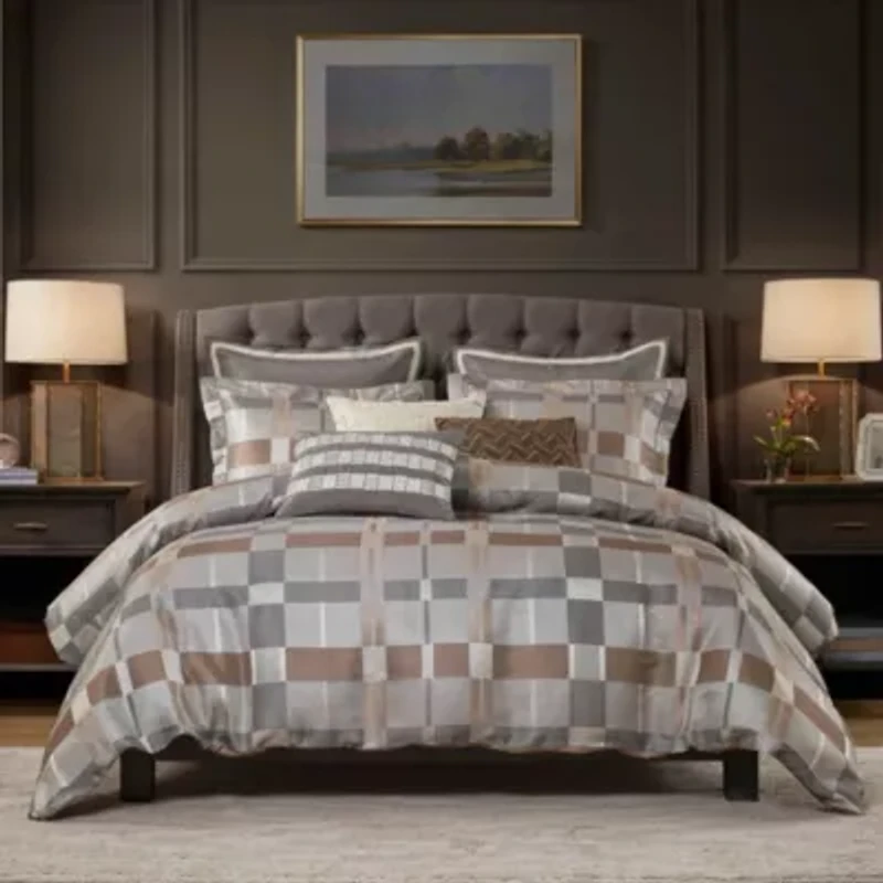 Prescott Jacquard Oversized Duvet Style Comforter Set