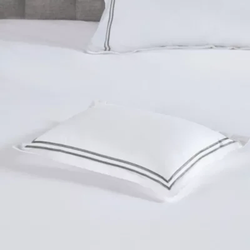 500 Thread Count Luxury Collection 100% Cotton Sateen Embroidered Duvet Cover Set