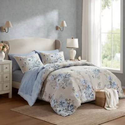 Heather Vintage-inspired Collection Floral Print Comforter Set