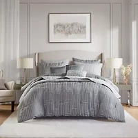 Royce 10 Piece Luxury Jacquard Comforter Set