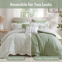 Darcy 5 Piece Print Comforter Set