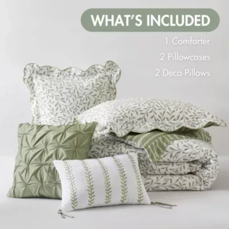Darcy 5 Piece Print Comforter Set