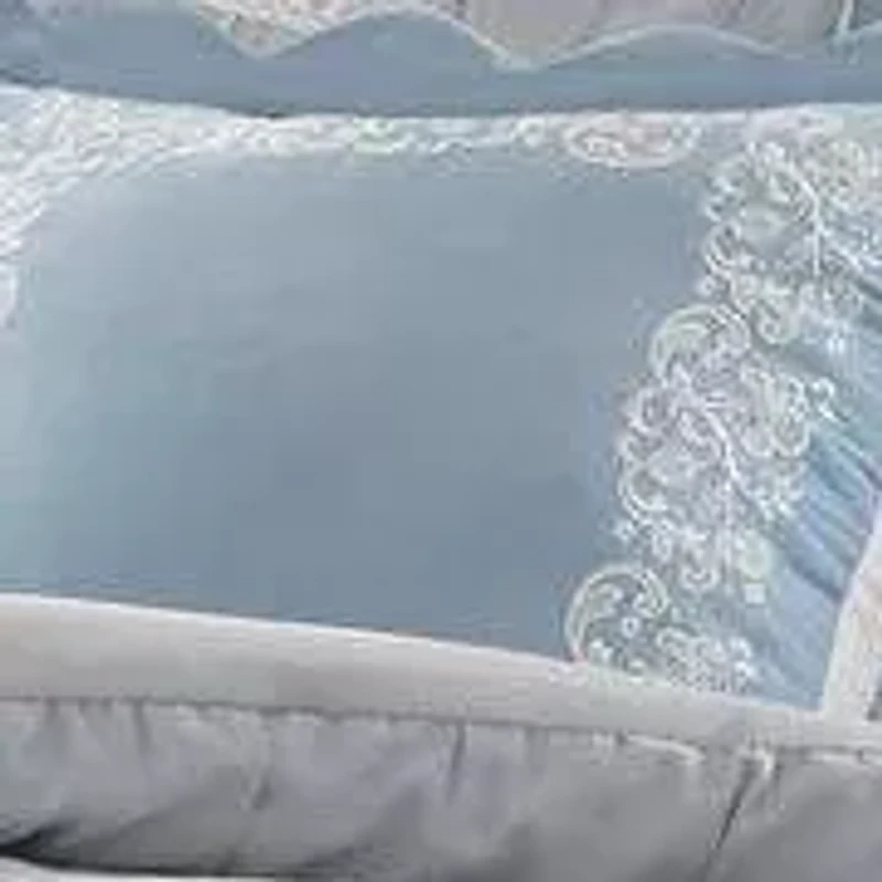 Perryn 7 Piece Jacquard Comforter Set