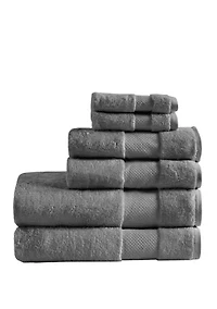 Turkish Cotton 6 Piece Bath Towel Set