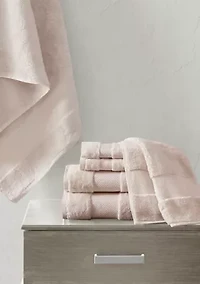 Turkish Cotton 6 Piece Bath Towel Set