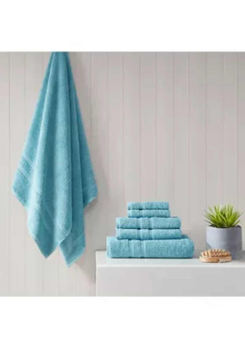 Aegean 100% Turkish Cotton 6 Piece Towel Set