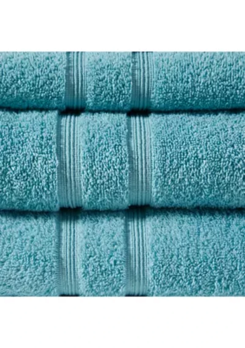 Aegean 100% Turkish Cotton 6 Piece Towel Set