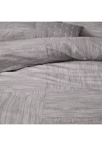 Walter 7 Piece Printed Seersucker Comforter Set