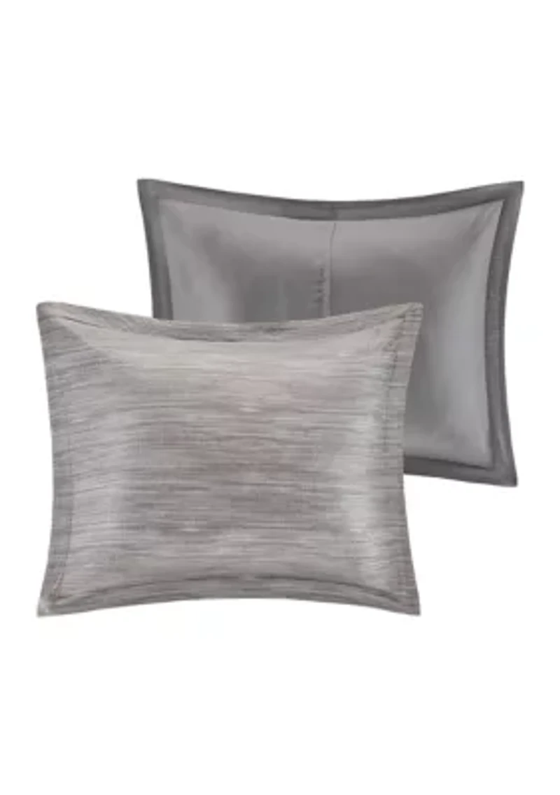 Walter 7 Piece Printed Seersucker Comforter Set