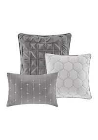 Walter 7 Piece Printed Seersucker Comforter Set